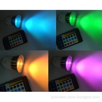5w Rgb Led Lamp, Mr16, Gu10, E27 